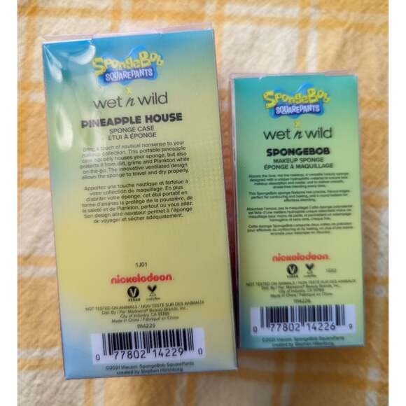 Wet N Wild Limited Edition SpongeBob SquarePants Makeup Sponge and Case - Picture 5 of 5